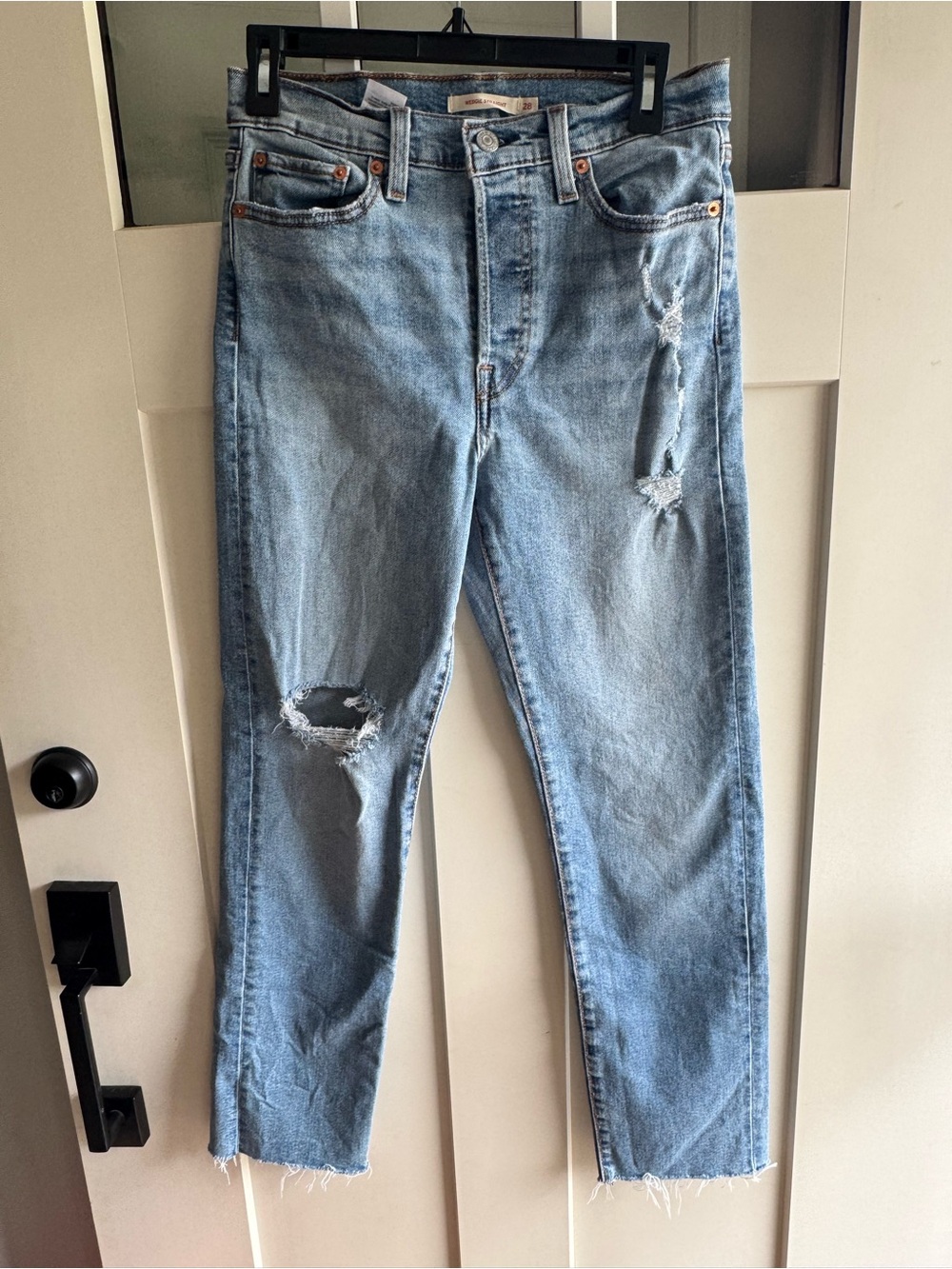 Light Blue Distressed Women’s Jeans